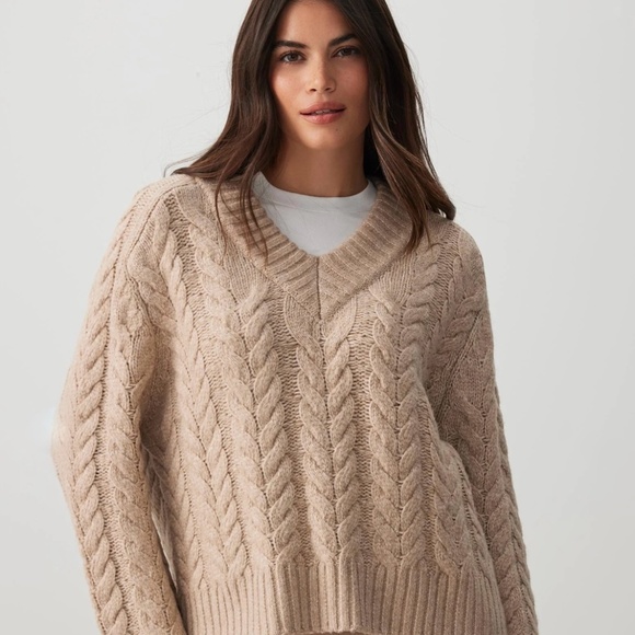Ardene Sweaters - Beige / Brown Sweater (Size L/XL)